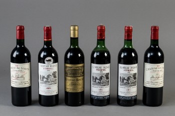 6 fl. Bordeaux , Pomerol vine i udvalg (6)