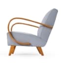 Jindrich Halabala. Lounge/lænestol af formspændt træ