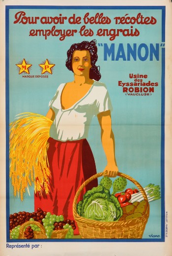 Fransk plakat, Manon, ca. 1930erne