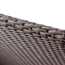 Et par liggestole af polyrattan flet, Keops Collection
