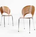 Nanna Ditzel for Fredericia Furniture. Sæt på otte 'Trinidad' stole, model 3298 (8)