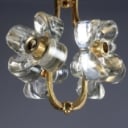 L. Colani for Simon & Schell. Chandelier from the 70s made of brass and glass