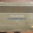 Telavox. Radio-Grammofon 4992 i chatol af mahogni