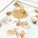 Georg Jensen. Golden Christmas / Christmas Collectibles. Samling juleuroer fra fra 1991,1996-2005, 2008, 2011 & 2013 (15)
