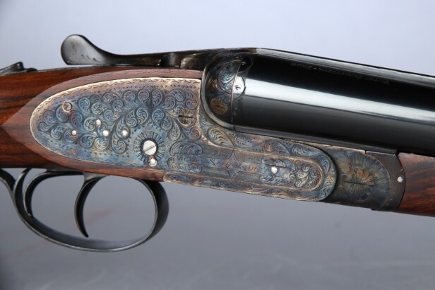 Sarasqueta s/s shotgun cal. 12/70 with side locks