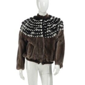 7123 - Kopenhagen Fur. Short mink jacket. size 36