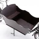 Enghouse tohjulet Long John ladcykel med Shimano-gear, mørkegrøn