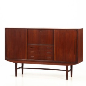 Danish furniture design. High teak sideboard, 1960s.