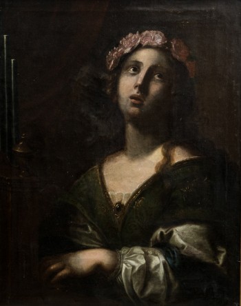 Ubekendt kunstner, portræt 1700 tallet, olie på lærred