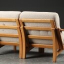 To-pers. sofa samt lænestol, eg, Glostrup Møbler