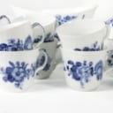 Royal Copenhagen.  'Blå Blomst'.  Service af porcelæn ( 72)