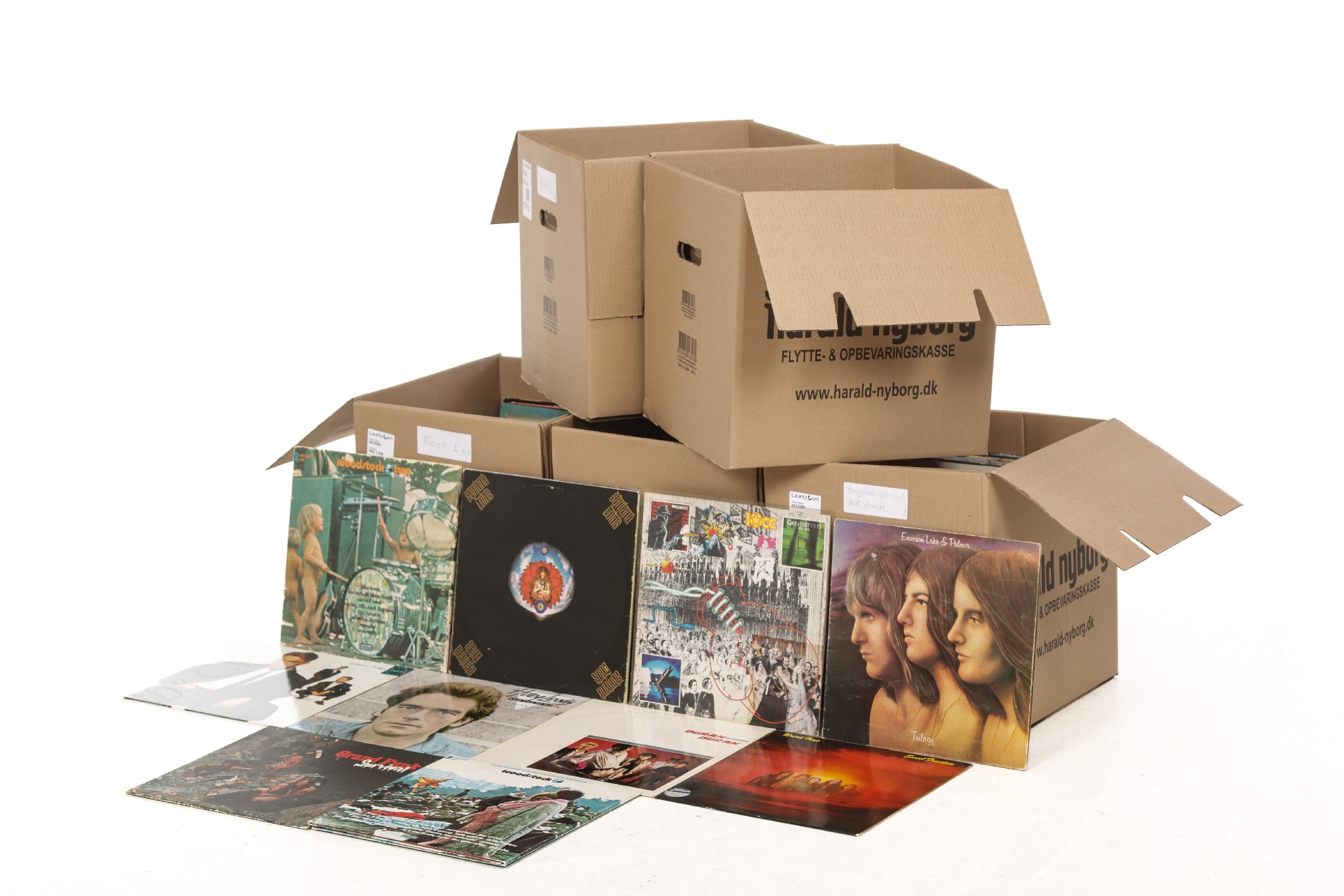 Collection of LP records, primarily international rock, pop, etc. (approx. 330)