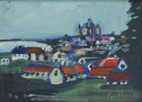 Eyvind Olesen: Party from Kalundborg with Church of Our Lady