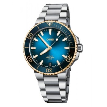 ORIS Aquis Date Cal. 400 Bicolor/Blue 41,5 mm. herreur.
