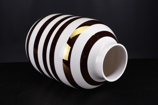 Kähler Omaggio mega jubilæumsvase, guld, 50 cm