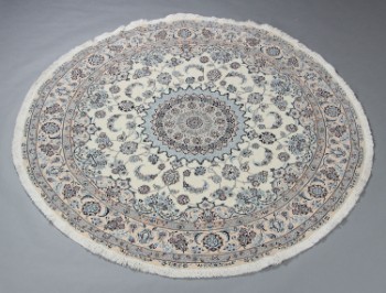 Persisk Nain. Cirkulært tæppe, Ø. 240 cm