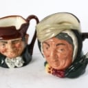 Royal Doulton mm.: Samling Toby Jugs af fajance (5)