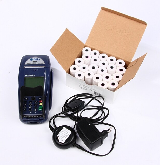 Nets terminal Elite 8200 GPRS, inkl bonruller