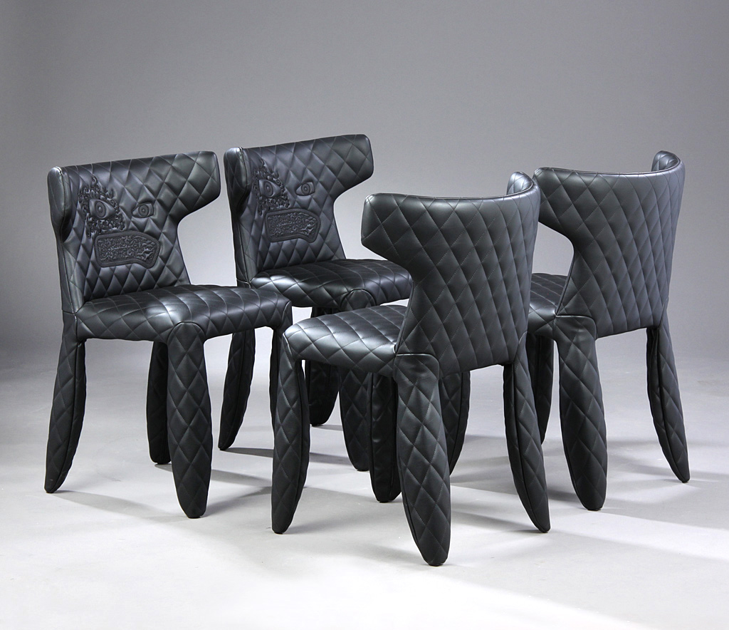 Marcel Wanders For Moooi Four Chairs Model Monster Chair 4 Lauritz Com