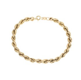 Cordel bracelet of 18 kt. gold, 6.5 g. L. 19 cm.