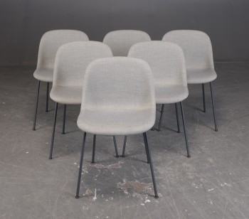 Iskos-Berlin for Muuto. Model Fiber Side Chair. Seks stole