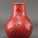 Kähler keramik. Svend Hammershøi vase i rød lustre 