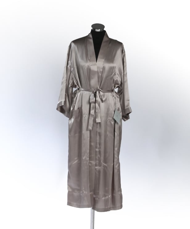 128. Carpe Diem. Silk robe, barren, size S/M