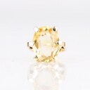 Citrinring af 14 kt. guld. Ringstr. 47.