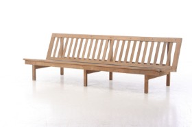 Børge Mogensen for Fredericia Chair Factory. Four-person oak sofa, model '2219'