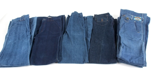 Jeans, Gul & Blå samt Puss & Kram, 7 par
