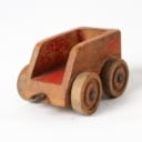 Lego. Tog med 3 vogne af træ (4)