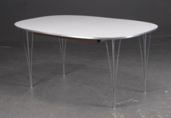 Piet Hein. Superellipse bord med udtræk (1+2)