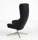 Roger Persson for Swedese. High-backed armchair and stool (2)