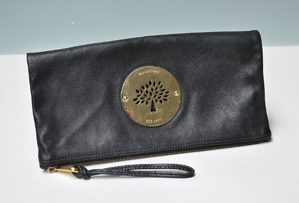 Mulberry Daria clutch i sort læder