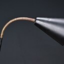 Standerlampe, sortlakeret, Svend Aage Holm Sørensen - tilskrevet, 1900-tallets midte 