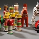 Kaj Bojesen Zebra samt diverse trælegetøj