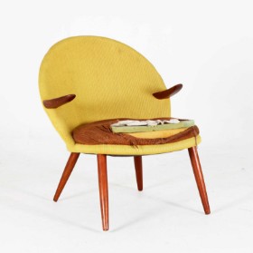 Svend Aage Eriksen for Glostrup Møbelfabrik: 'Penguin' armchair, model GM18