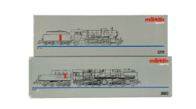 Märklin 3711+3602 Digital HO: Two steam locomotives BR 18.1 and Borsig (2)