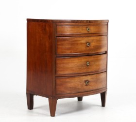 Danish Empire chest of drawers, approx. 1820