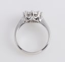 Diamond ring in 18 kt. white gold, 0.27 ct.