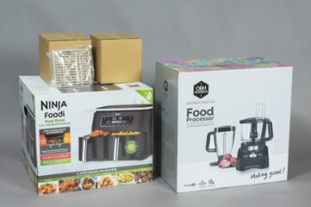 Ninja Foodi & OBH Nodica, 2 køkkenmaskiner, Airfryer & Foodprocessor (4)