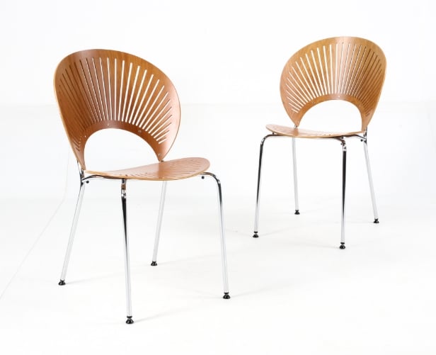 Nanna Ditzel for Fredericia Furniture. Sæt på seks 'Trinidad' stole, model 3298 (6)