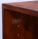 Henry Rosengren Hansen. Low sideboard from the 1950s/60s made of rosewood