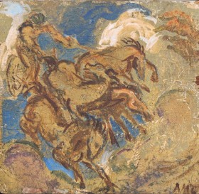 Anne Marie Telmanyi (1893-1983): Mythological scenery. Approx. 1920.