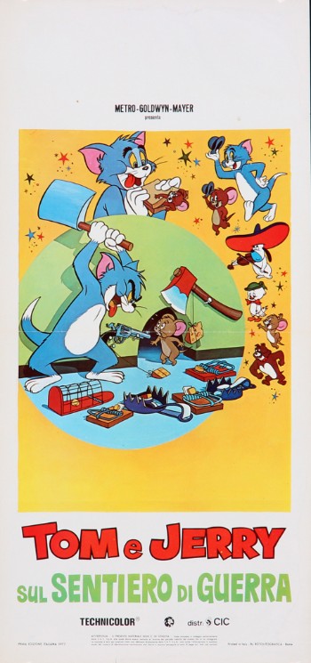 Italiensk plakat, Tom e Jerry, 1977