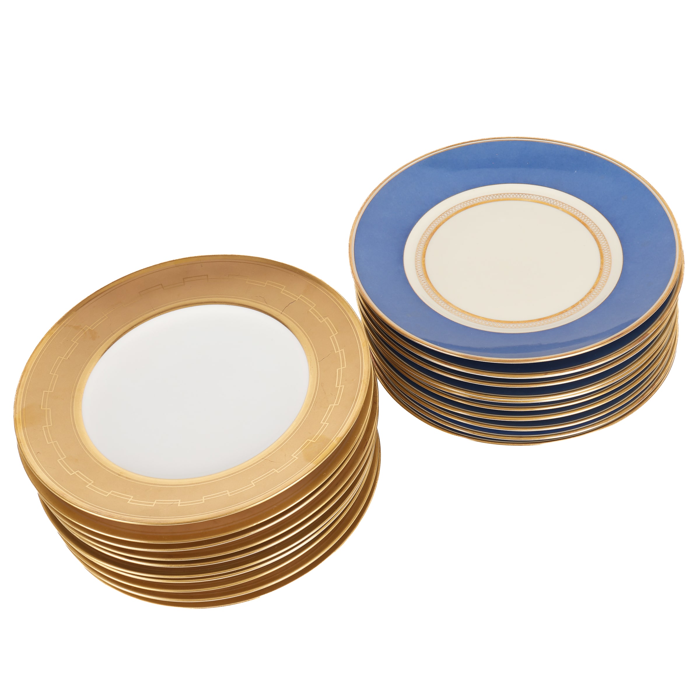 Royal Danish Porcelain and Bing & Grondahl: 2 x 10 plates (20)