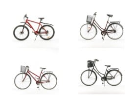 7185, 7184, 7122, 7174  - Samling cykler (4)