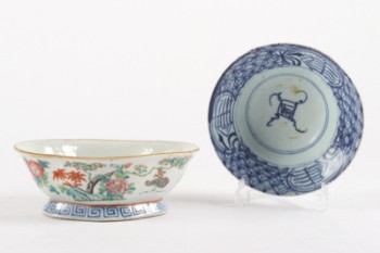 To kinesiske porcelænsskåle (2)