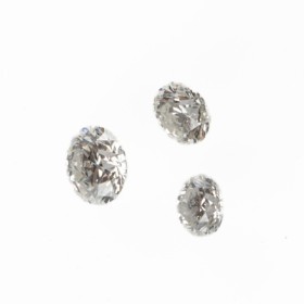 Unmounted brilliant-cut diamonds, total approx. 0.20 ct (3)