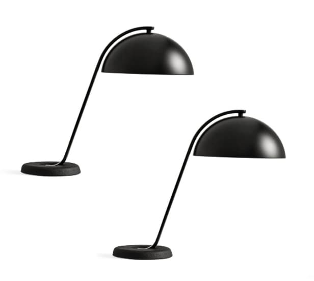 Lars Beller Fjetland for HAY. Pair of Cloche table lamps, Black (2)